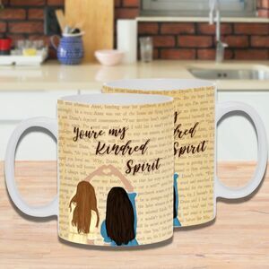 Youre My Kindred Spirit- Anne of Green Gables Page Art- 11 oz Ceramic Mug